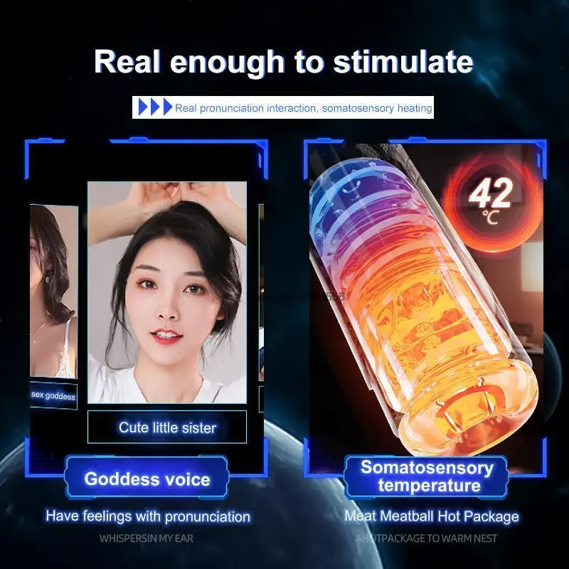 ntelligent Masturbator Automatic Powerful Sucking Rotating Vibrator Intelligent Heating Voi_voghion.com