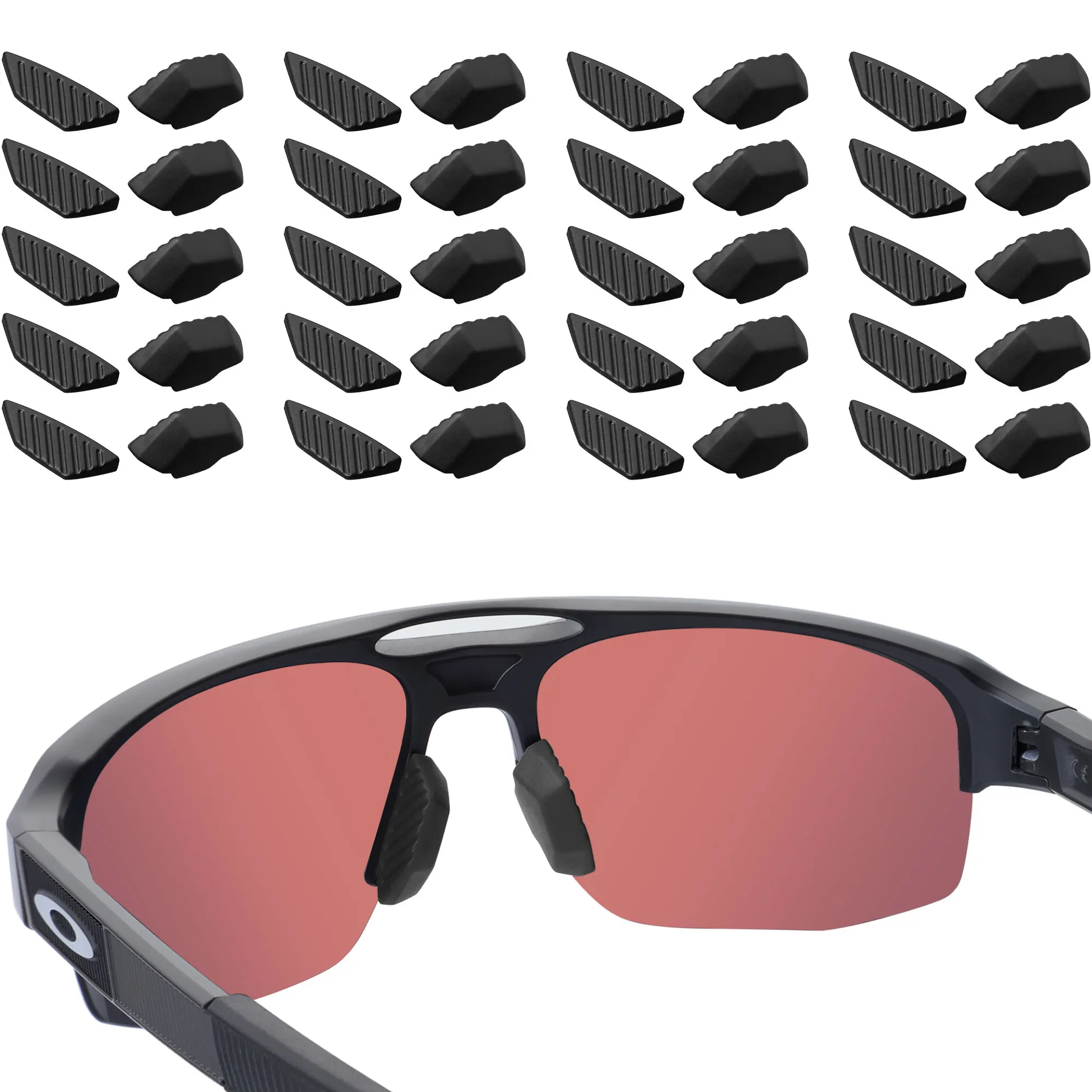 E.O.S 실리콘 대형 및 소형 세트, 푸시인 코 패드 교체, OAKLEY 용병 OO9424-Options