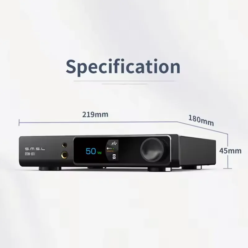 RAW-MDA1 듀얼 ES9039Q2M 디코더 지원 MQA MQA-CD LDAC Bt 5.1 고해상도 DAC(리모컨 포함) SMSL MDA1