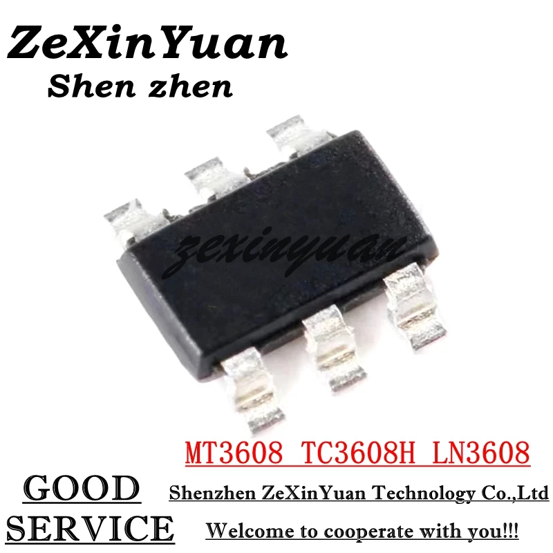 

20 шт./50 шт./100 шт. TC3608 LN3608 MT3608 SOT23-6 3608 B628 B6288 B6289 B6286 IC новый оригинальный мобильный чип питания IC