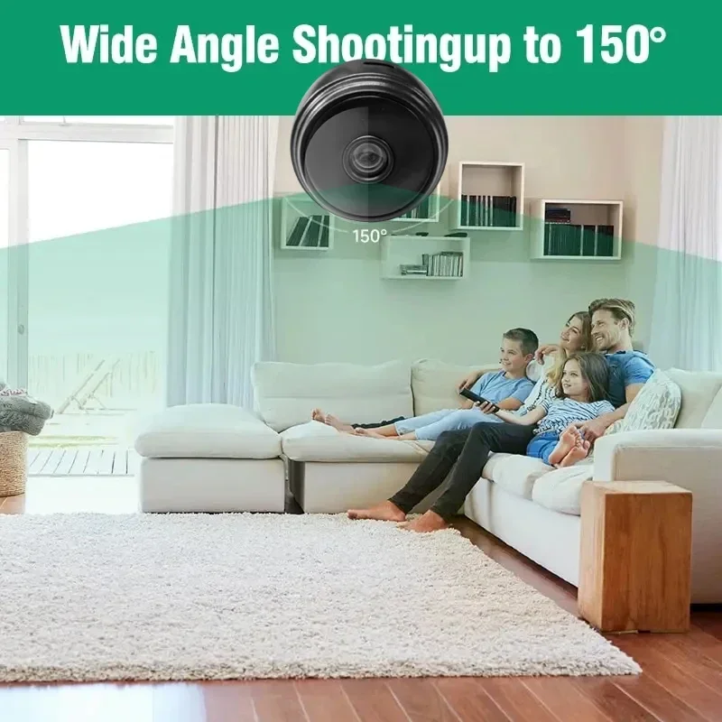 A9 Mini Camera HD 720P Intelligent Home Security IP WiFi Camera Monitor Mobile Remote Camera Mobile Remote Application 5
