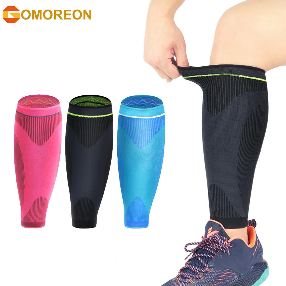 Sports Compression Leg Sleeve Basketball Football Calf Support Running  Antiskid Shin Guard Cycling Leg Warmers Sun UV Protection