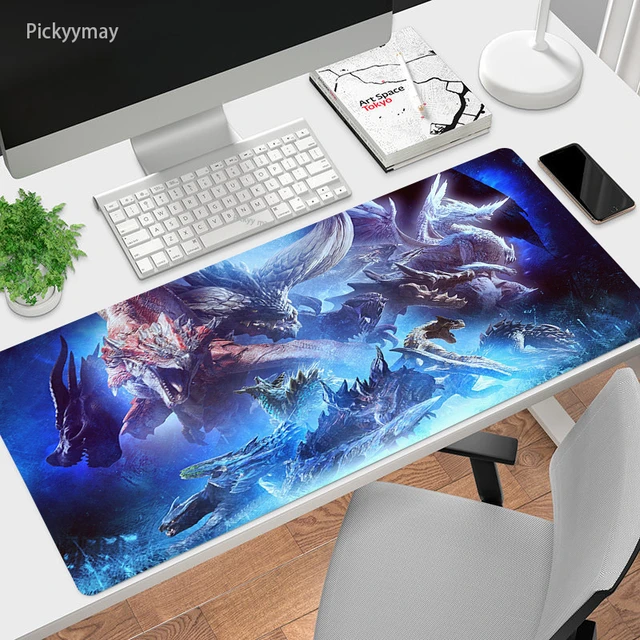 Grand Tapis de Souris Monster Hunter, taille XXL, 900x400