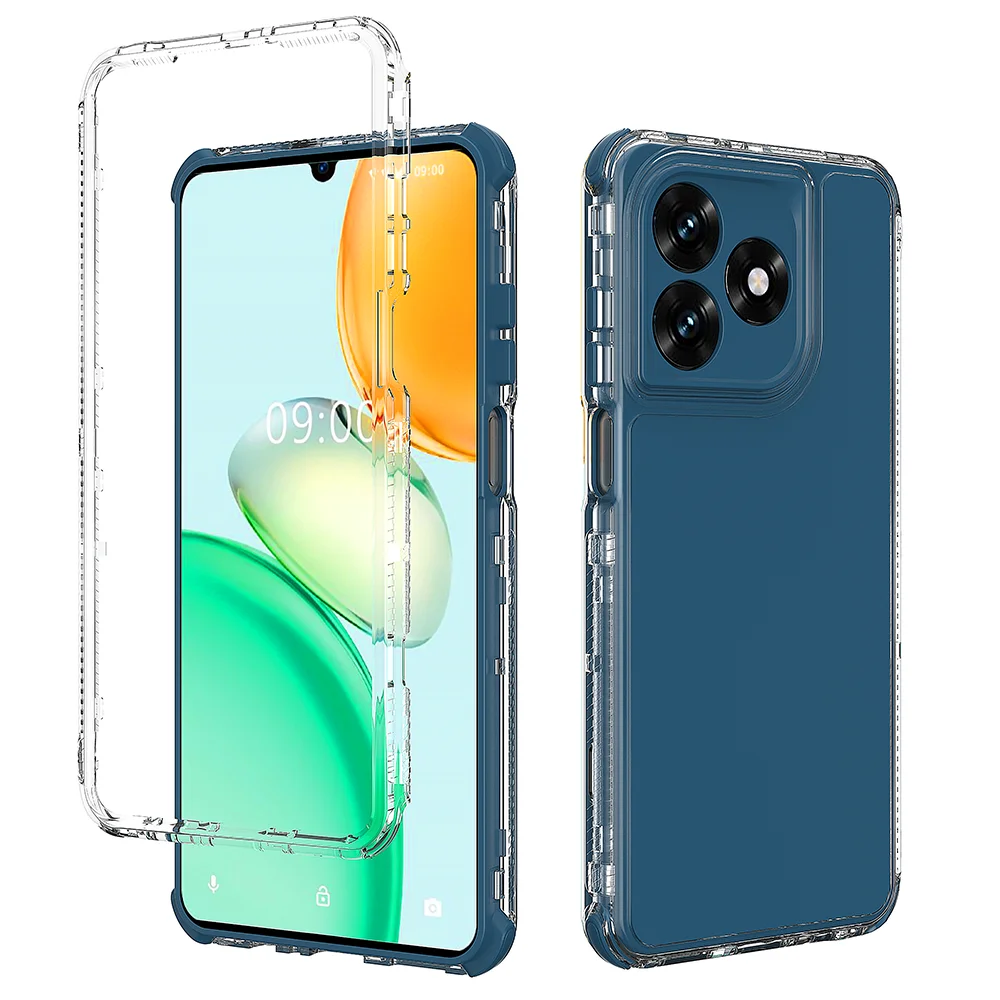 Multicolor Hybrid Shockproof Phone Case with Airbag Corners