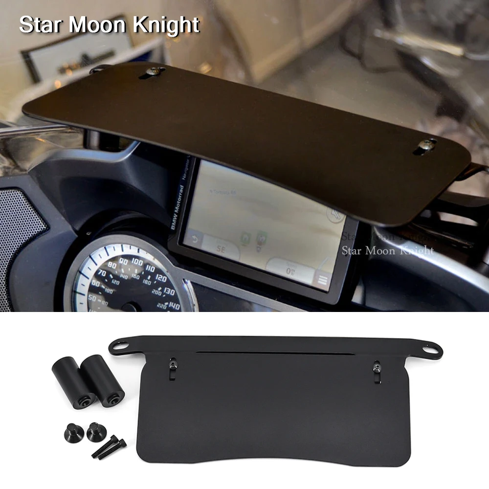 

Motorcycle Accessories Shelf GPS Plate Navigation Bracket Electronic Equipment Platform Fit For BMW R1250RT R 1250 RT R1200RT WC