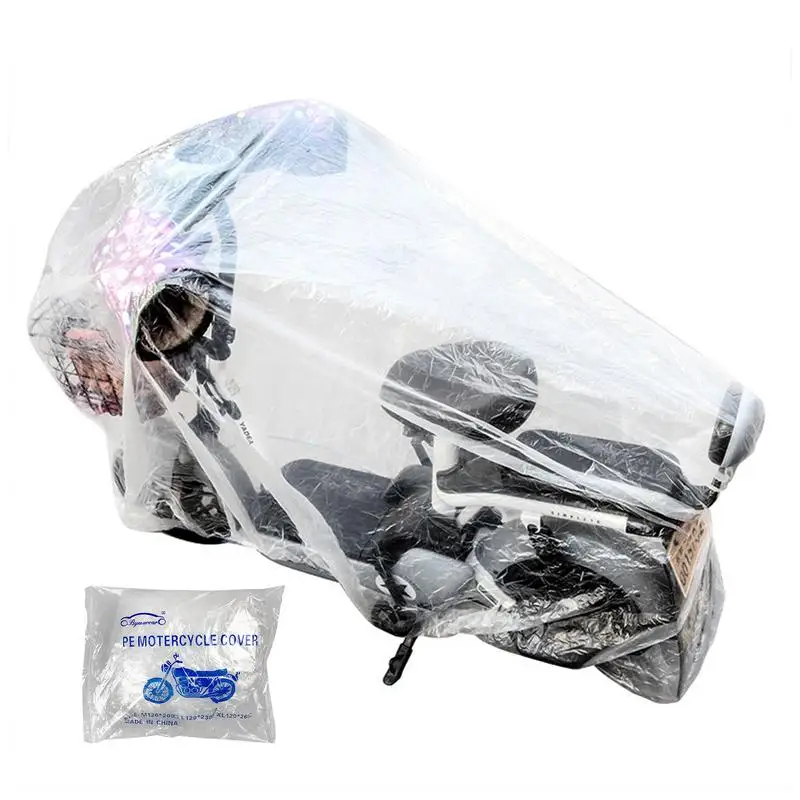 Dustproof Motorcycle Cover Clear Waterproof Dustproof Scooter Covers For Motorbike Dirt Bike Sport Bike Motorcycle All Season motorcycle dirt bike rear fender