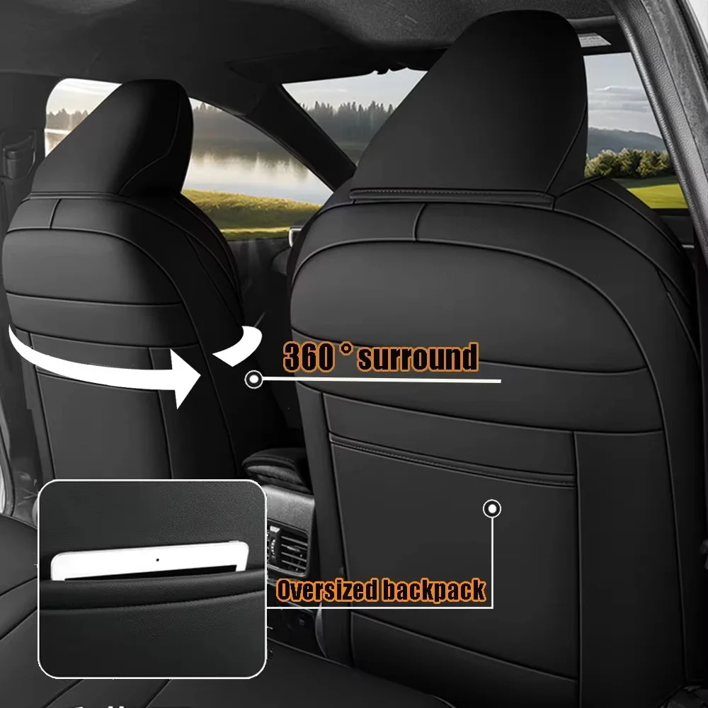 BYD 씰 U 씰리온 6 송 플러스 EV/DM-i 2023-2026 자동차 시트 커버, 앞뒤 풀세트 시트 쿠션 포함