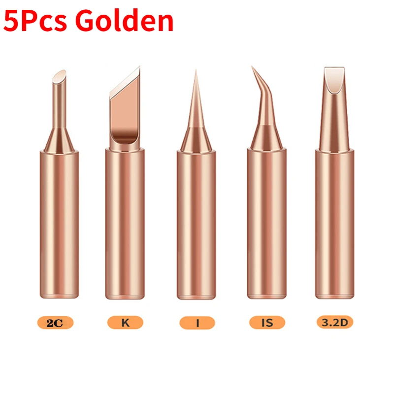5Pcs Golden