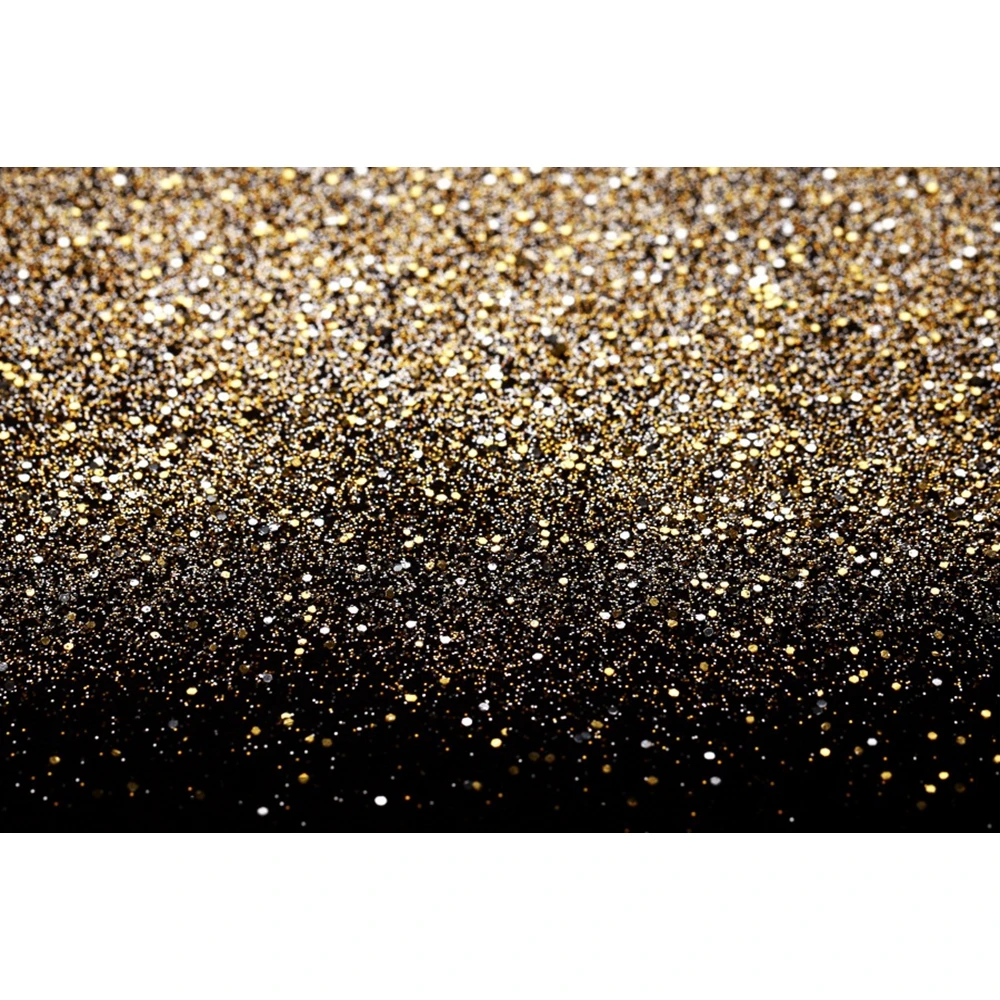 Gold Silver Glitter Bokeh Photography Backdrop Black Golden Shiny Dot Backgrounds Birthday Party Photo Studio Decor Custom photo backdrop