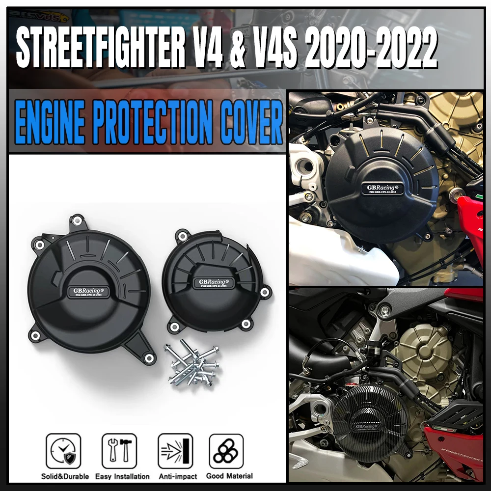 Motorcycles Engine Cover Protection Case GB Racing for DUCATI STREETFIGHTER V4 V4S GBRacing Engine Covers