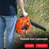 48CC Backpack Leaf Blower Gas Powered 2-Stroke Backpack Blower Gas Blower Air-Cooled Lawn Blower Gasoline Powered 2