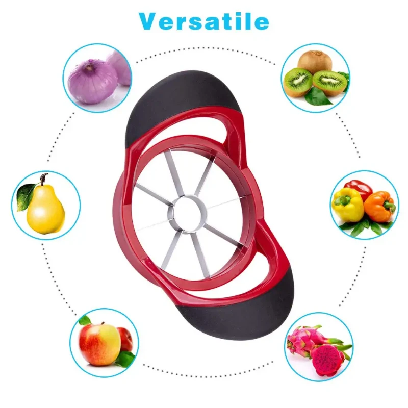 Stainless Steel Fast Apple Potato Onion & Vegetable Cutter Home Kitchen Tool for Core Removal Plastic Slicer Good kitchen helper