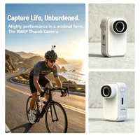 Mini HD POV Thumb Body Camera 1080P Portable Wearable Pocket Action Cam for Motorcycle Helmet Bike Outdoor Sports Vlog Recording 4