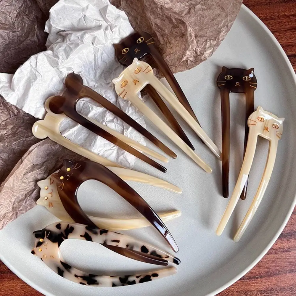 

U-образная вилка для волос, новый креативный дизайн, искусственные Инструменты для укладки волос для женщин