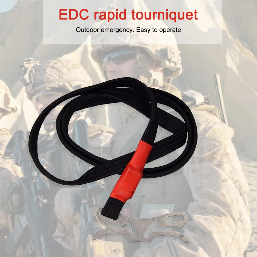 Tourniquet Kit Tactical Tourniquet 1/2/3pcs Tourniquet Survival Combat Application Red Tip Medic Emergency Belt Aid For Outdoor Exploration Hiking Hunting
