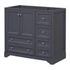 36inch Bathroom Vanity with Sink,  Solid Wood Freestanding Bathroom Vanities with 4 Storage Drawers and Shelf, Soft Closing 6