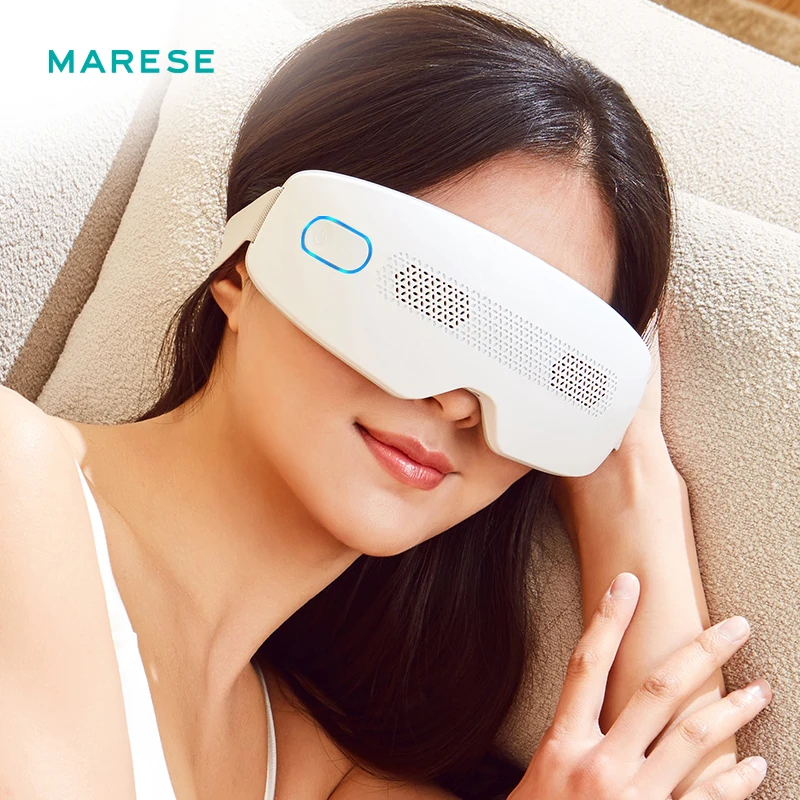 MARESE E22 Electric Eye Massager Acupuncture Point Vibration Massage Eye Care With Bluetooth Music Relieves Fatigue Dark Circles electric smart eye massager airbag vibration heating bluetooth music relieves fatigue and dark circles eye care instrument