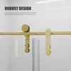Shower Door 56-60" W × 76" H Glass Shower Door,Frameless Shower Doors with Handle and Seal Strip 3