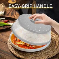 Protection contre les éclaboussures pour micro-ondes, housse pliable pour micro-ondes avec crochet et trou, protection contre les éclaboussures pour assiettes et bols, outils de cuisine, sans BPA 4