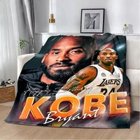 Printed Blanket Basketball Star K-kobeS  Picnic Blankets Warm Blanket Soft and Comfortable Blanket Home Travel Birthday Gift 1
