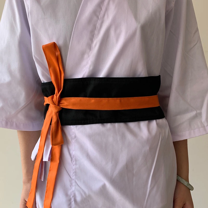 Japanischen Stil Gürtel Chinesische Sushi Restaurant Kellner Chef Taille Gürtel Retro Kimono Korsett Taille Obi Kleid Schärpe Riemen Hanfu Gürtel – Detail 10