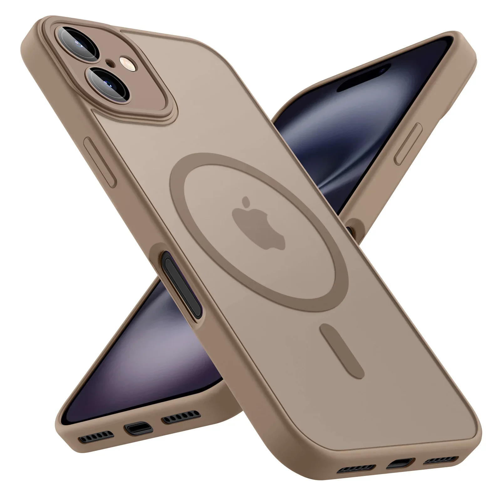 ตัวเลือกสินค้า เคส iPhone 17 16 มือถือ ด้าน ใส แม่เหล็ก Magsafe