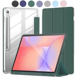 Custodia per Tablet Cristallo Trasparente con Slot per Matita e Funzionalità di Auto Riposo/Attivazione