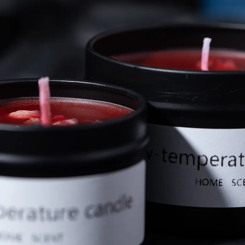 Sexy Low Temperature Candles Canned Petals Gilding40DegreesmPeony Rose Wax Drip Adult Sex Training Props