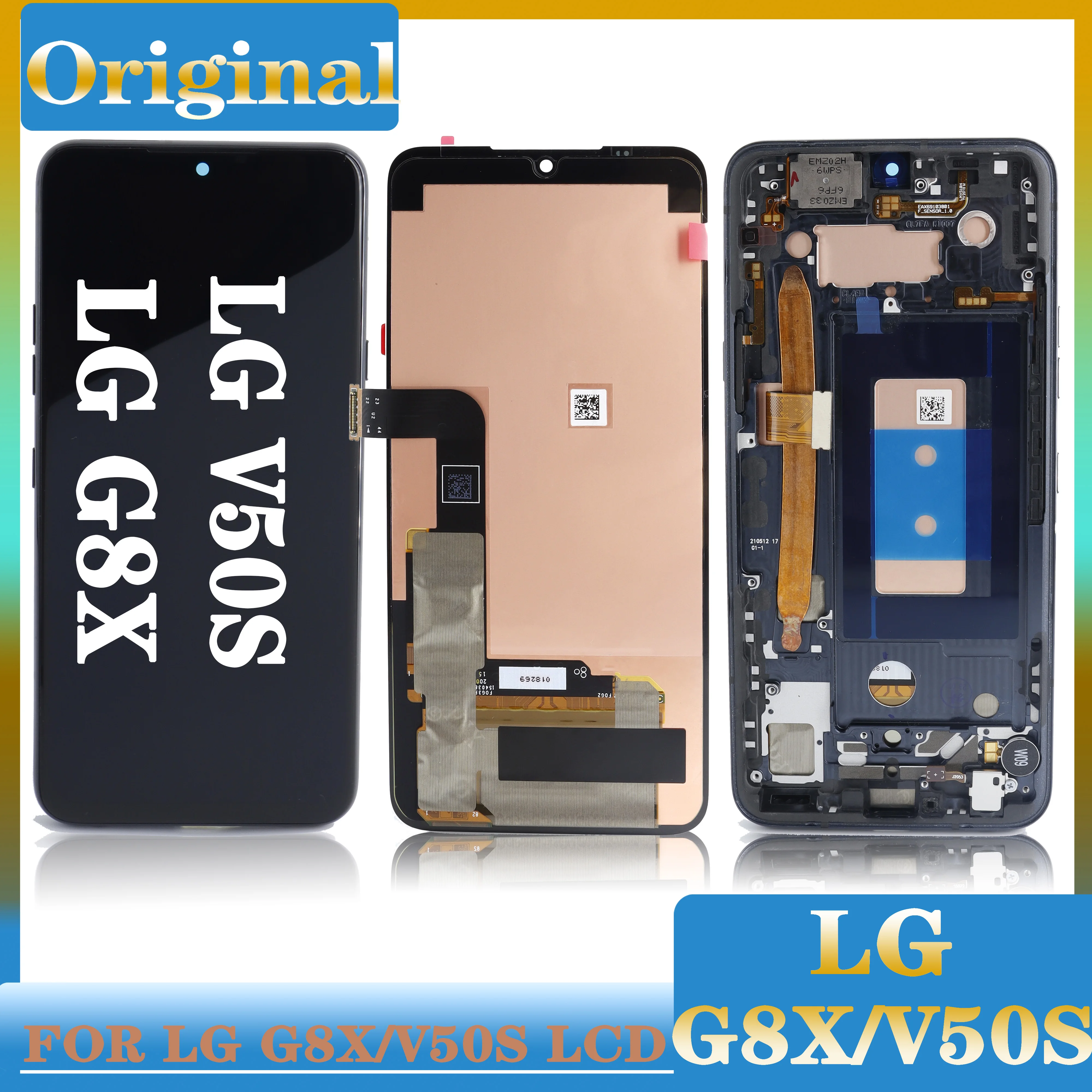 Original For LG G8X ThinQ LCD Display LLMG850EMW Touch Screen