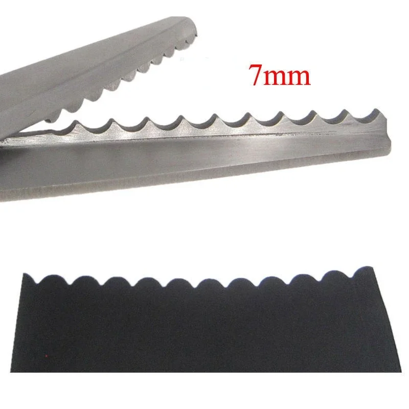 Sewing Cut 23.5cm Zig Zag Dressmaking Tailor Leather Handicraft Fabric Shear Pinking Scissor Textile DENIM DIY Upholstery Tool 6