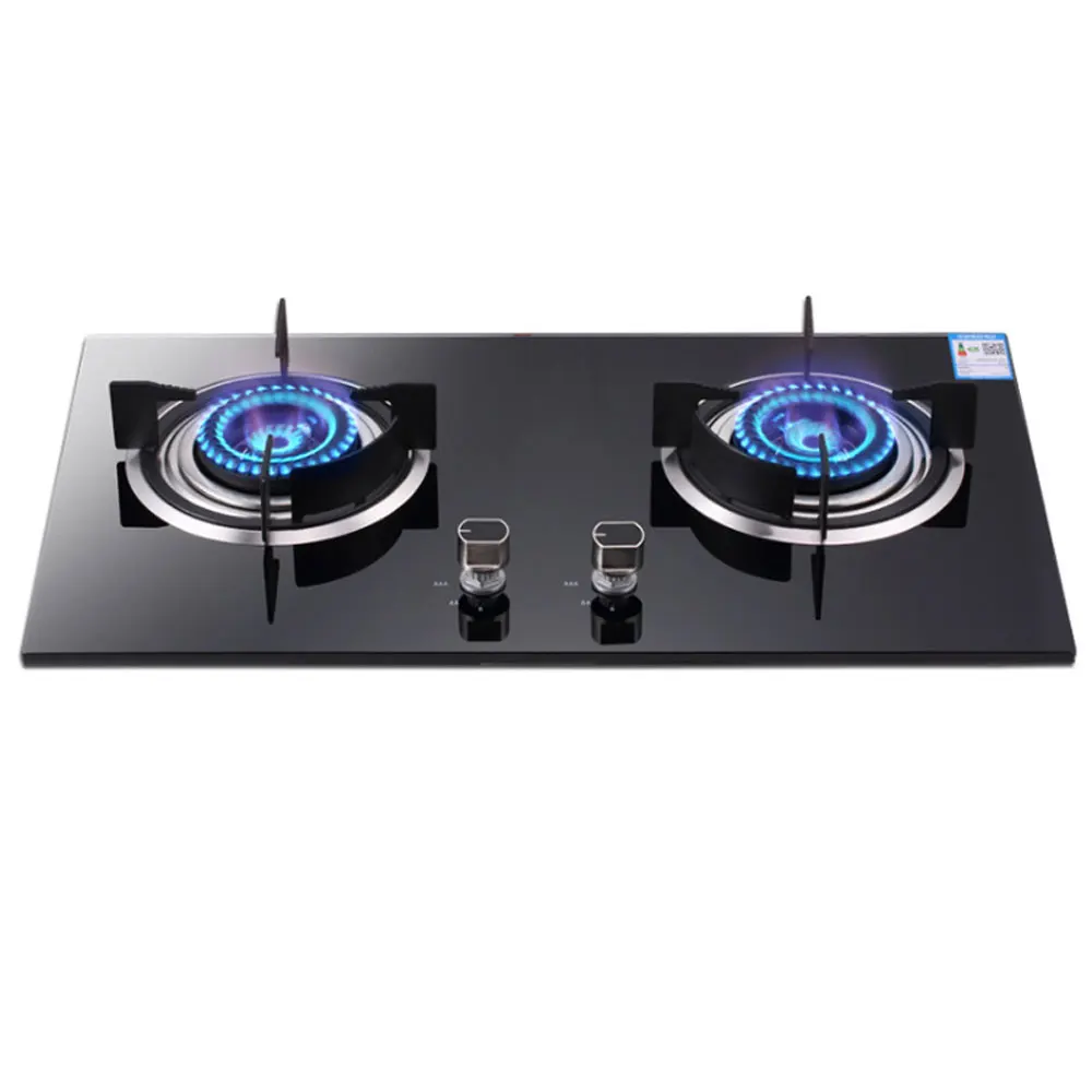 Version Built in Oven Gas stove Cooktop Stove Double Stove Gas Cooker Energy Saving Glass Gaskocher
