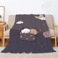 Bubu and Dudu Warm Blanket for Winter Bed Blankets Sofa Decoration Fluffy Soft Blankets King Size Microfiber Bedding Beach Towel 2