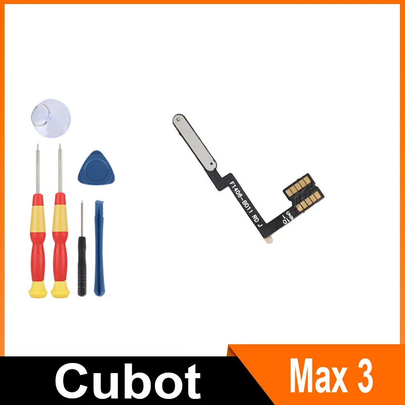 For Cubot Max 3 Phone /Volume Cable,Fingerprint Button Cable ,Coaxial Signal Cable,side Button,Mobile Phone Accessoriesle