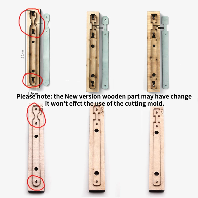 Description Picture 5 of itemNUBECOM Creative Keychain Wooden Punching Die Handcraft Pendant Template DIY Leather Tool Cutting Mould Key Chain Stencil Tools