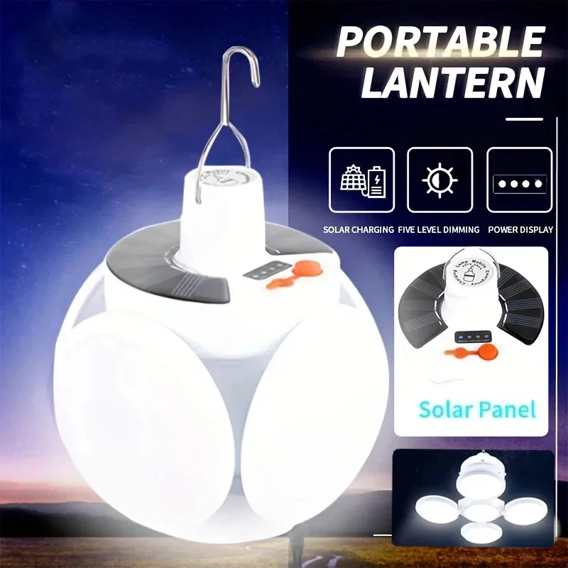 Flashlights Foldable Rechargeable Lumintop Solar Lantern for Outdoors