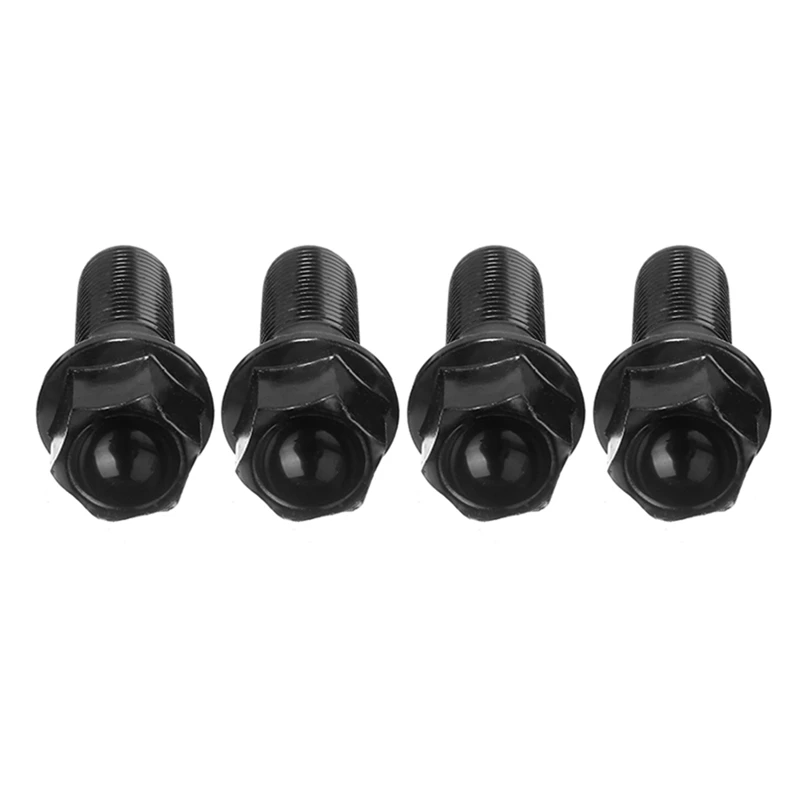 5Pcs M14 X 1.25 Black Wheel Locking Lug Bolt Nut Steel 36136781151 For -BMW X3 X5 E70 E71 F20 F25 X5 X6