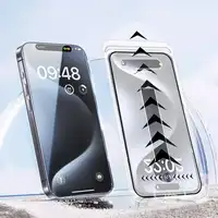Quick-Apply Dust-Proof Screen Protector Anti Peeping HD Dust-free room tempered film for IPhone 16 15 14 13 12 Pro Max Plus 1