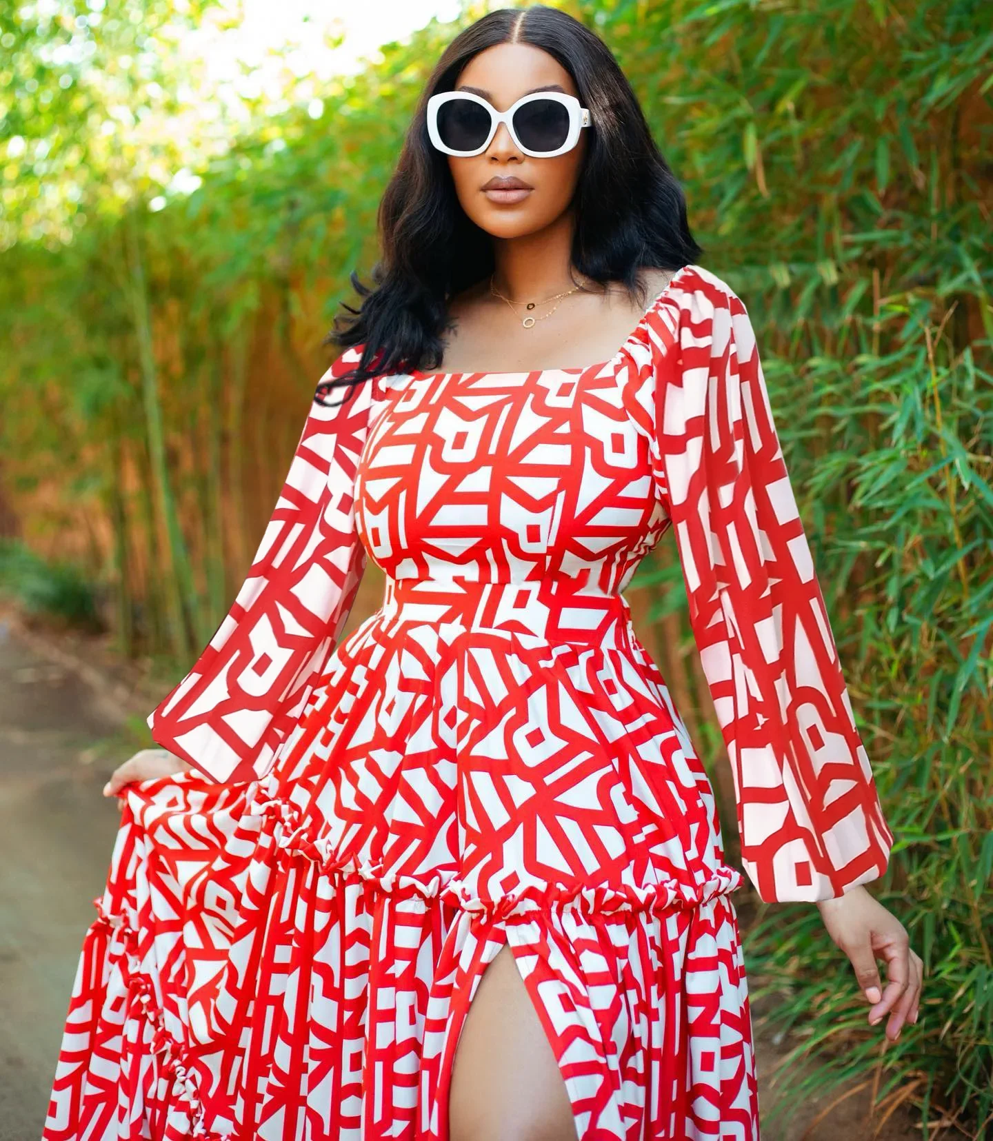 

Платье женское длинное в африканском стиле, весна-лето 2024