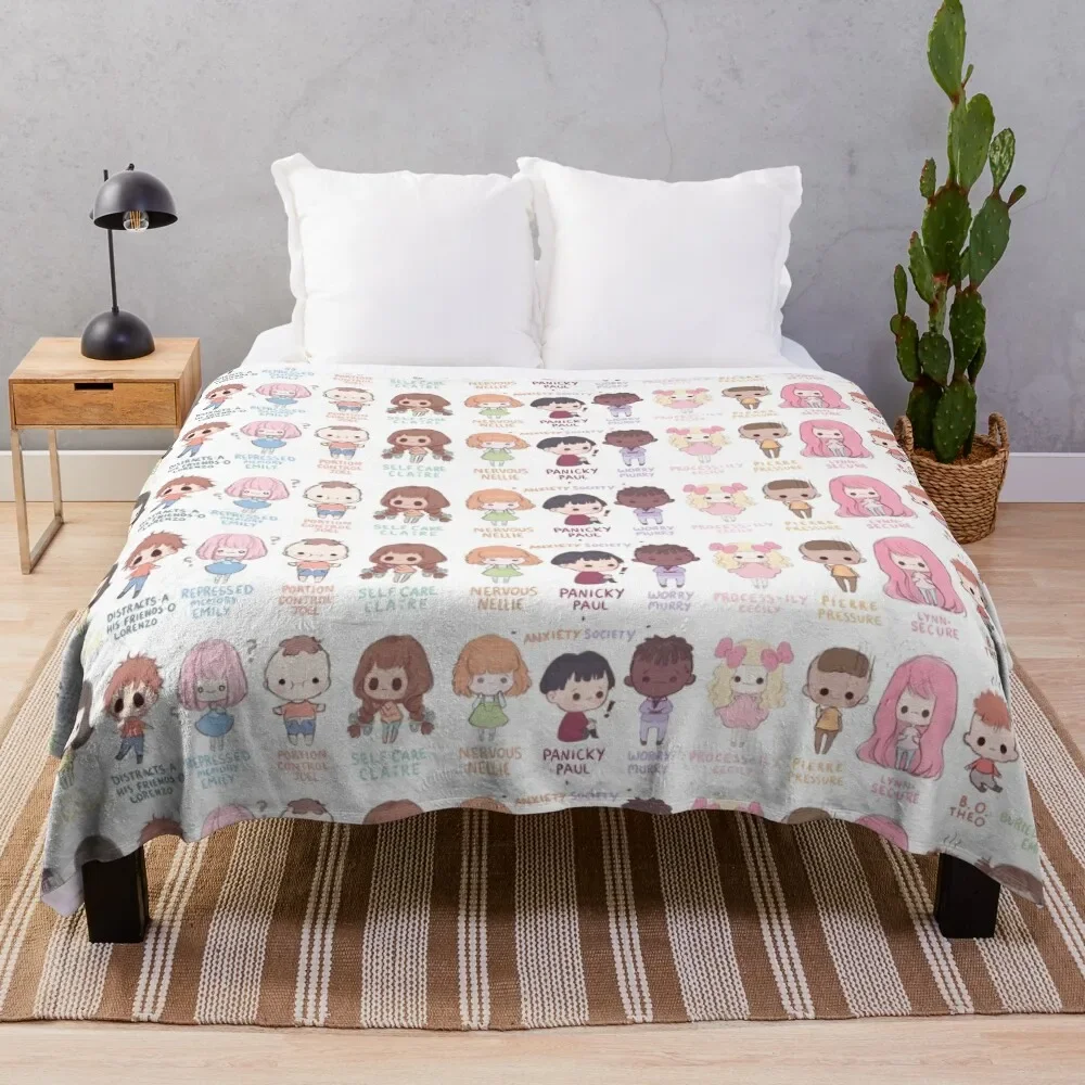 

Mr. Frond's Therapy Dolls Throw Blanket Decoratives Furry Blankets