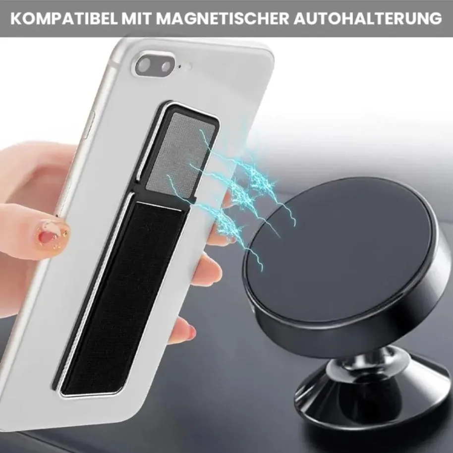 Cell Phone Ring Finger Kickstand Strap Band Foldable Phone Stand Universal Phone Holder Grip for iPhone 17-12 Samsung Xiaomi