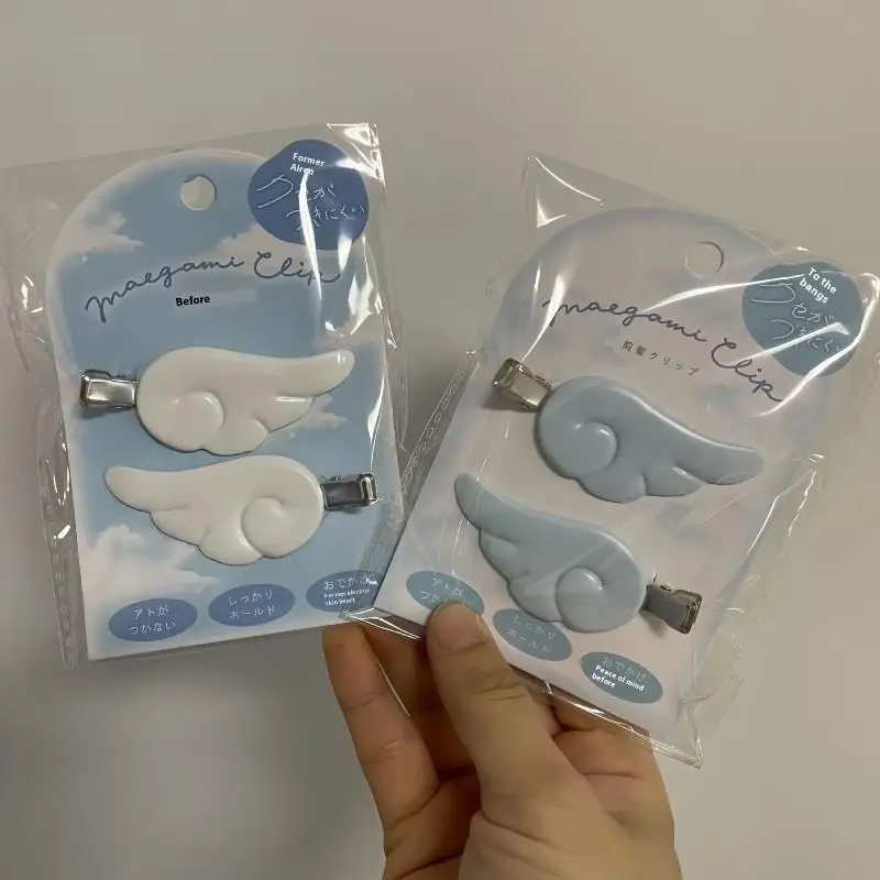 1 Paar süße japanische Y2K-Engelsflügel-Haarspangen, Haarklammern, Haarschmuck, Kopfschmuck, Accessoires – Detail 1