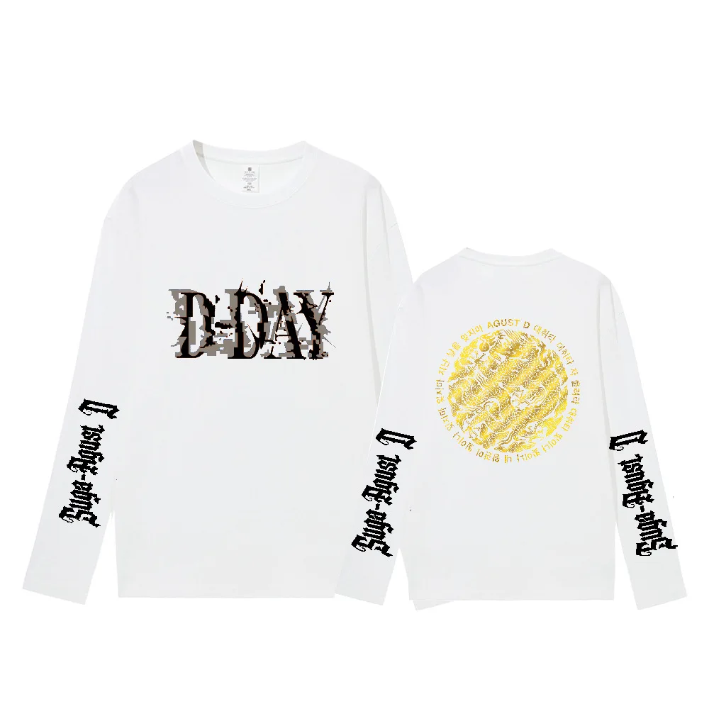 SUGA TOUR D-DAY LONG SLEEVE Tシャツ　Lサイズ BTS AGUST D TOUR 'D-DAY' LONG SLEEVE T-SHIRT - A-KPOP
