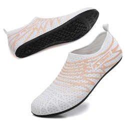Unisex Minimalist Quick - Dry Barefoot Water and Yoga Shoes - 46 - 47 (ZP35 - White)