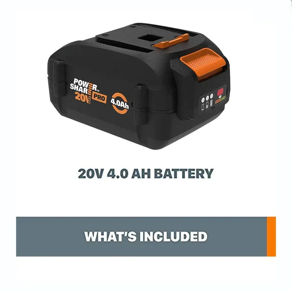 Original For WORX brand new genuine WA3578 - PowerShare 20V 4.0AH/5.0AH/6.0AH lithium-ion large-capacity battery 4