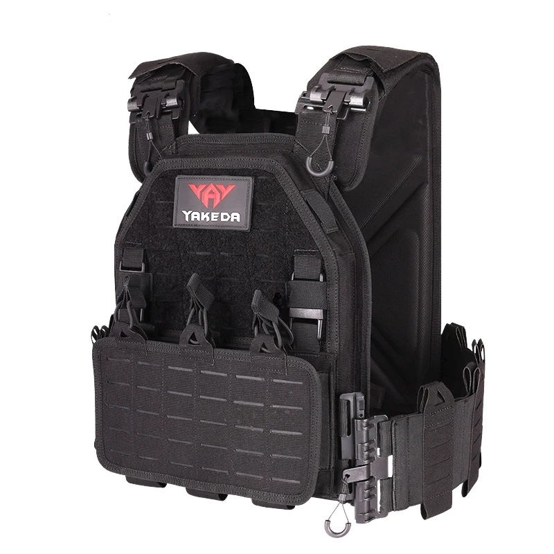 

YAKEDA-Outdoor Hunting Vest, Molle System Protection, Adjustable Tactical Vest, Airsoft Carrier, Combat Gear