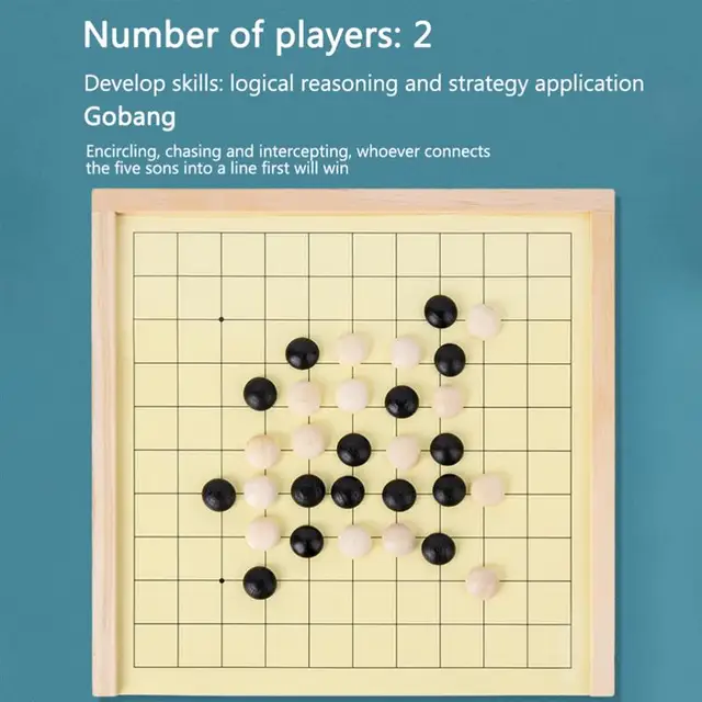 Diydeg Gobang, xadrez chinês educativo com tabuleiro de xadrez