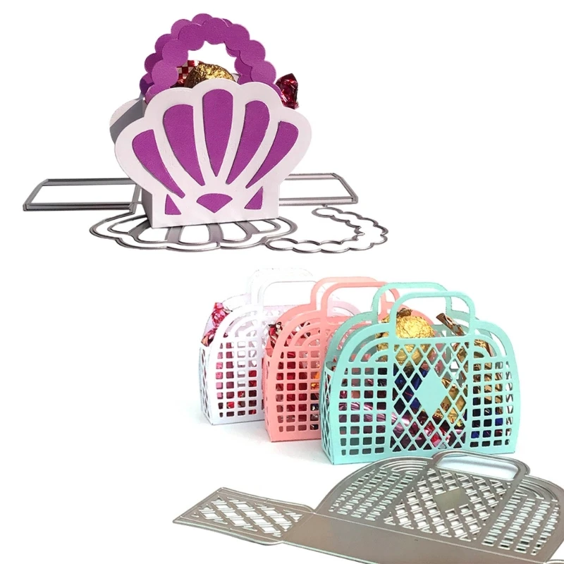 Mini bolso de metal troquelado, flores de encaje para bolsas de mano, plantillas de corte para manualidades, tarjetas de invitación, álbumes de recortes, álbumes de recortes, troqueles decorativos de Mini bolso de metal troquelado, flores de encaje para bolsas de mano, plantillas de corte para manualidades, tarjetas de invitación, álbumes de recortes, álbumes de recortes, troqueles decorativos de