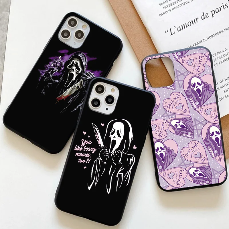 Ghostface Scream Horror Phone Case For Iphone 14 11 13 12 Pro Xs Max