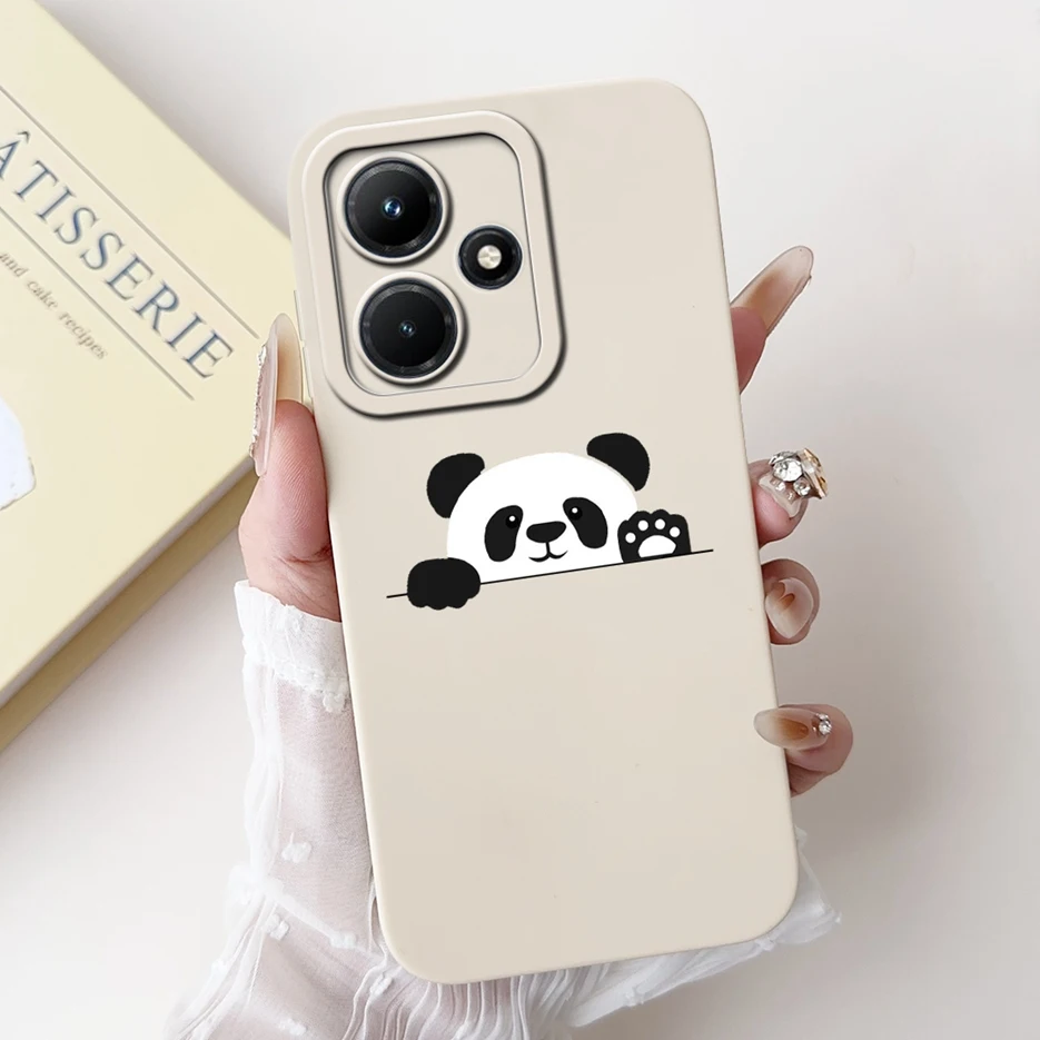 Stylish Painted Soft Silicone Protective Back Cover Case