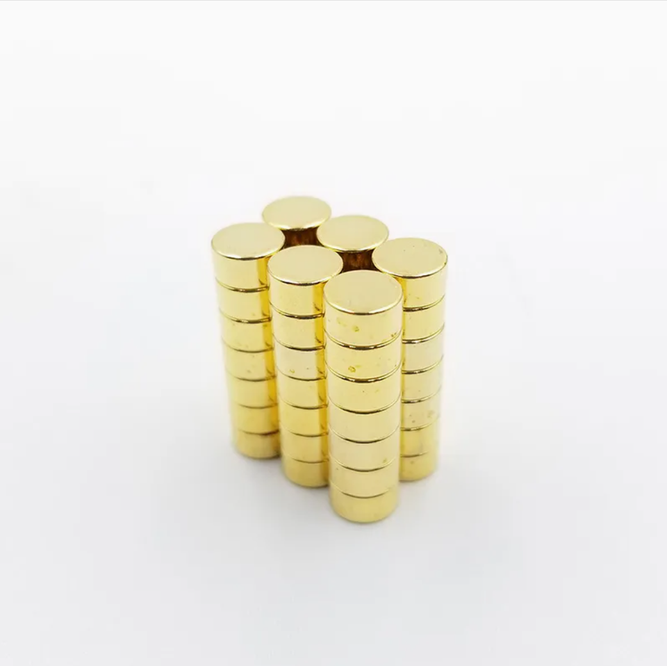 Hot Sale Neodymium Gold Coated Magnet